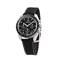 pagani design 1701 v3 moon - montre-bracelet chronographe de sport à quartz pour homme - mouvement japonais vk63 - en acier inoxydable - Étanche, nylon noir.