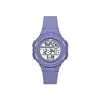 skechers montre pour femmes crenshaw, mouvement digital, 42mm boîtier en polyuréthane violet avec bracelet en polyuréthane, sr2132