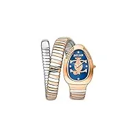 just cavalli femmes analogique quartz montre avec bracelet en acier inoxydable jc1l227m0085