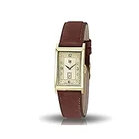 lip homme analogique quartz montre avec bracelet en cuir lip671014