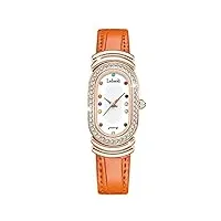 rorios montres femmes analogique quartz montres avec bracelet en cuir strass Étanche montre pour femmes filles dames