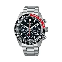 seiko prospex ssc915p1 speedtimer montre pour homme avec chronographe solaire 10 atm, acier inoxydable
