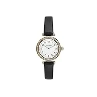 trendy kiss femme analogique quartz montre avec bracelet en cuir tc10165-03