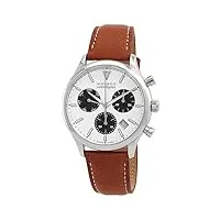 movado heritage 3650147 montre chronographe à quartz pour homme cadran blanc, moderne
