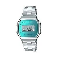 casio mixte digital quartz montre avec bracelet en acier inoxydable a168wem-2ef & montres bracelet a158wea-9ef