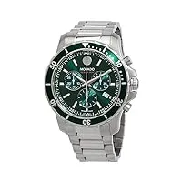movado series 800 montre chronographe à quartz pour homme cadran vert 2600179, moderne