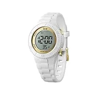 ice-watch - ice digit white gold - montre blanche pour fille avec bracelet en plastique - 021606 (small)