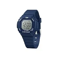ice-watch - ice digit ultra dark blue - montre bleue pour garçon avec bracelet en plastique - 022095 (small)