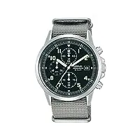 lorus rm349jx9 montre chronographe de style militaire pour homme (pm3129x1 re-issue)