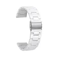 binlun bracelets de montre en résine pour femme homme 18mm 20mm 22mm bracelet montre mode léger pour montres connectées bracelet montre pour smartwatch avec boucle déployante 14 couleurs