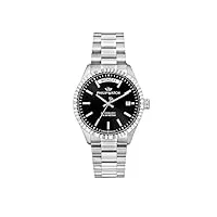 philip watch montre homme, analogique, automatique, bracelet acier, collection caraibe - r8223597108