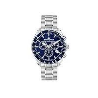 philip watch montre homme, chronographe, analogique, bracelet acier, collection blaze - r8273995017