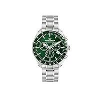 philip watch montre homme, chronographe, analogique, bracelet acier, collection blaze - r8273995019