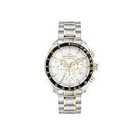 philip watch montre homme, chronographe, analogique, bracelet acier, collection blaze - r8273995016