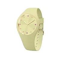 ice-watch femme analogique quartz montre avec bracelet en silicone 022361