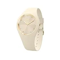 ice-watch femme analogique quartz montre avec bracelet en silicone 022358