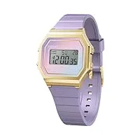 ice-watch femme numérique quartz montre avec bracelet en silicone 022721