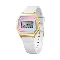 ice-watch femme numérique quartz montre avec bracelet en silicone 022722
