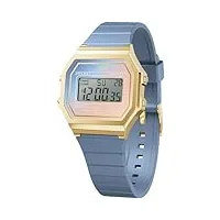 ice-watch femme numérique quartz montre avec bracelet en silicone 022717