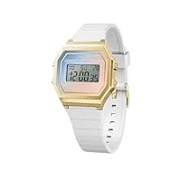 ice-watch femme numérique quartz montre avec bracelet en silicone 022718
