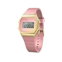 ice-watch femme numérique quartz montre avec bracelet en silicone 022715
