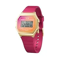 ice-watch femme numérique quartz montre avec bracelet en silicone 022719