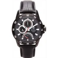 montre royal  london 41043-01 - montre sport cuir noire homme