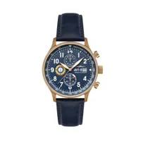 montre avi-8 hawker hurricaine classic chronograph regent blue