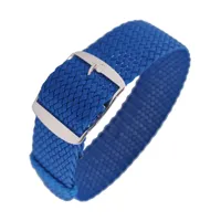 bracelet perlon bleu ciel - 18 mm