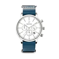 montre pierre lannier chronographe bleu