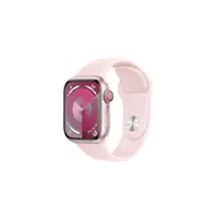 apple watch apple series 9 gps + cellular 41mm boîtier en aluminium rose avec bracelet sport rose clair - m/l