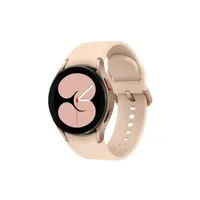 montre connectée samsung galaxy watch4 - 40 mm - or rosé - montre intelligente avec bande sport - rose - affichage 1.19" - 16 go - nfc, wi-fi, bluetooth - 25.9 g