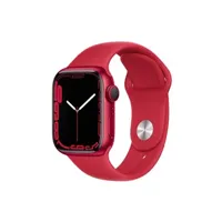 apple watch apple watch series 7 gps, boîtier aluminium (product)red 41mm avec bracelet sport (product)red