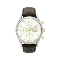montre philip watch montre homme r8241908002 automatiques, chronographe jaune, argent