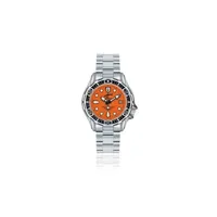 montre chris benz montre mixte cb500aomb automatiques de plongée orange