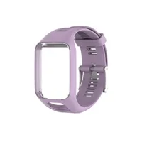 montre connectée generique bracelet en silicone souple pour tomtom sport runner 2/3 - violet