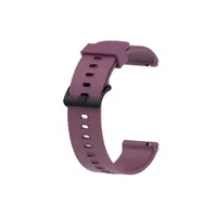 bracelets connectés generique bracelet de montre en silicone simple pour garmin vivomove hr/ vivoactive3 - violet