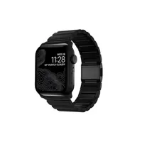 apple watch nomad - bracelet en titanium pour apple watch 42mm / 44mm / 45mm / 49mm - noir - nm1a41bxt0