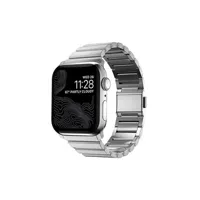 accessoires bracelet et montre connectée nomad - bracelet pour montre intelligente - matériel argenté - pour apple watch (42 mm, 44 mm, 45 mm)