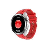 montre connectée generique montres connectées w10 1.3 pouce ecran couleur ip67 etanchéité argent rouge