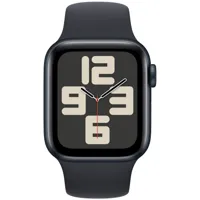 apple se gps 40mm midnight aluminium sport band m/l mr9y3 - unisex - montre connectée - montre digitale/montre connectée - aluminum - verre saphir