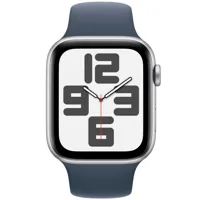 apple se gps 44mm silver aluminium sport band m/l mree3 - unisex - montre connectée - montre digitale/montre connectée - aluminum - verre saphir