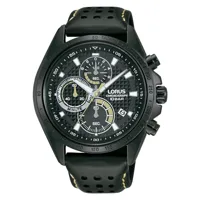 lorus watches rm363hx9 sports chronograph ip watch doré