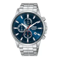 lorus watches rm379hx9 sports chronograph 43 mm watch argenté