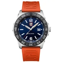 luminox pacific diver 3120 series watch orange,noir