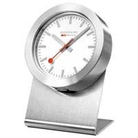 mondaine magnet silver 50 mm watch argenté