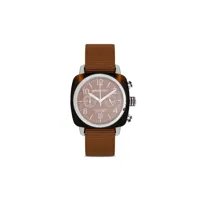 briston watches montre clubmaster classic 40 mm - marron