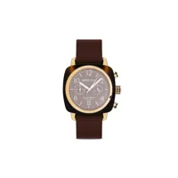 briston watches montre clubmaster classic 40 mm - marron