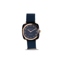 briston watches montre clubmaster chic 36 mm - bleu