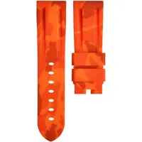 horus watch straps bracelet de montre 24 mm - orange
